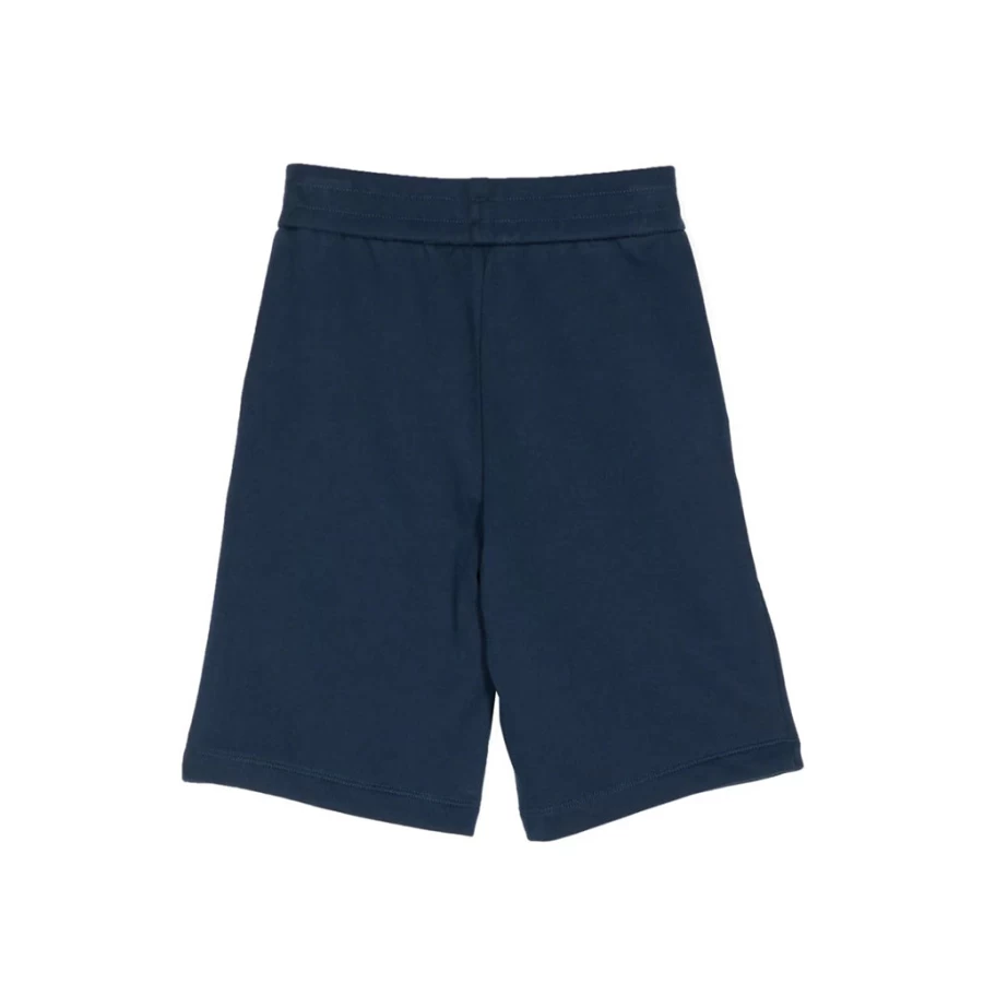 KIDS21 Blue Logo Shorts for Kids - Comfortable Cotton Athletic Shorts with Embroidered Design