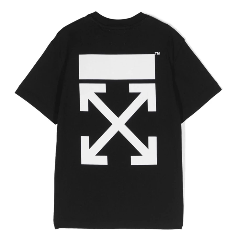 KIDS21 Classic Black Arrow Tab T-Shirt for Kids - Stylish & Comfortable Cotton Tee