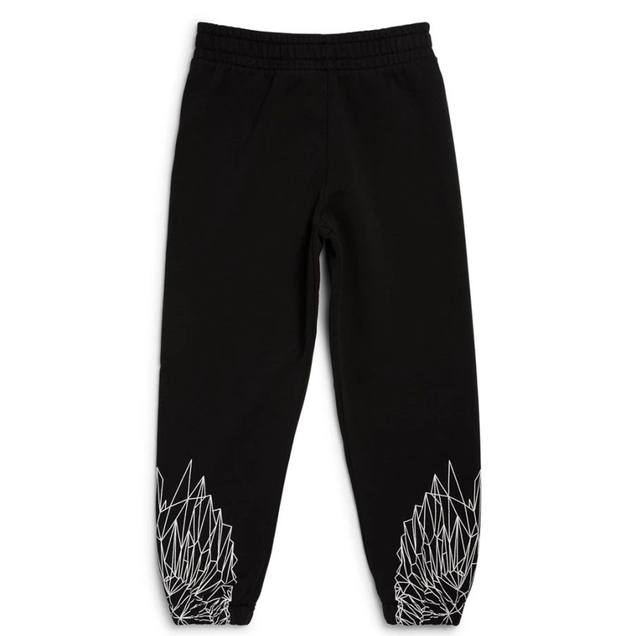 KIDS21 Black Graphic Print Sweatpants for Kids - Comfortable Casual Joggers