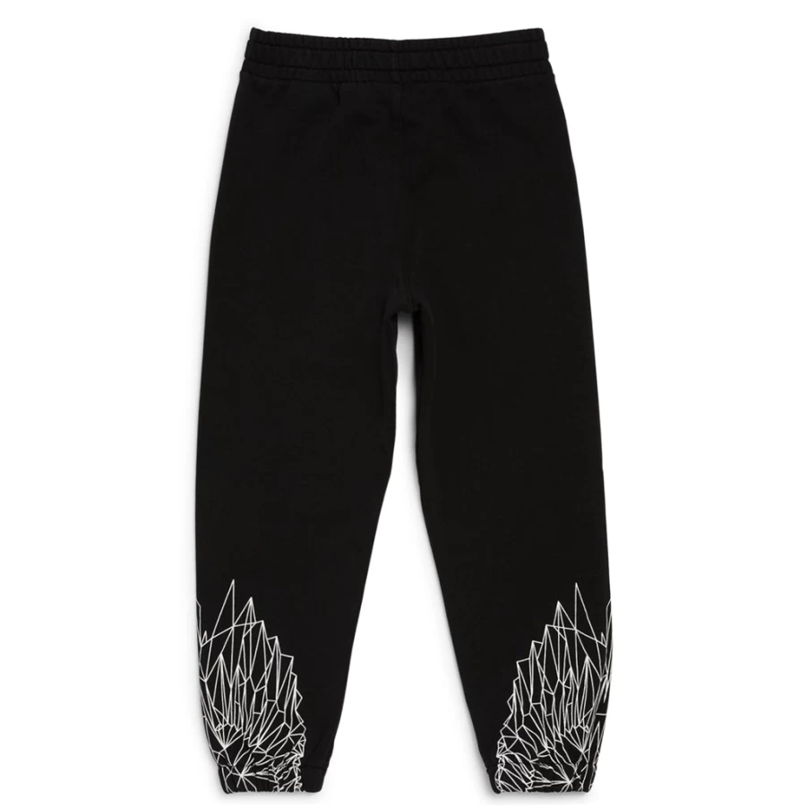 KIDS21 Black Graphic Print Sweatpants for Kids - Comfortable Casual Joggers