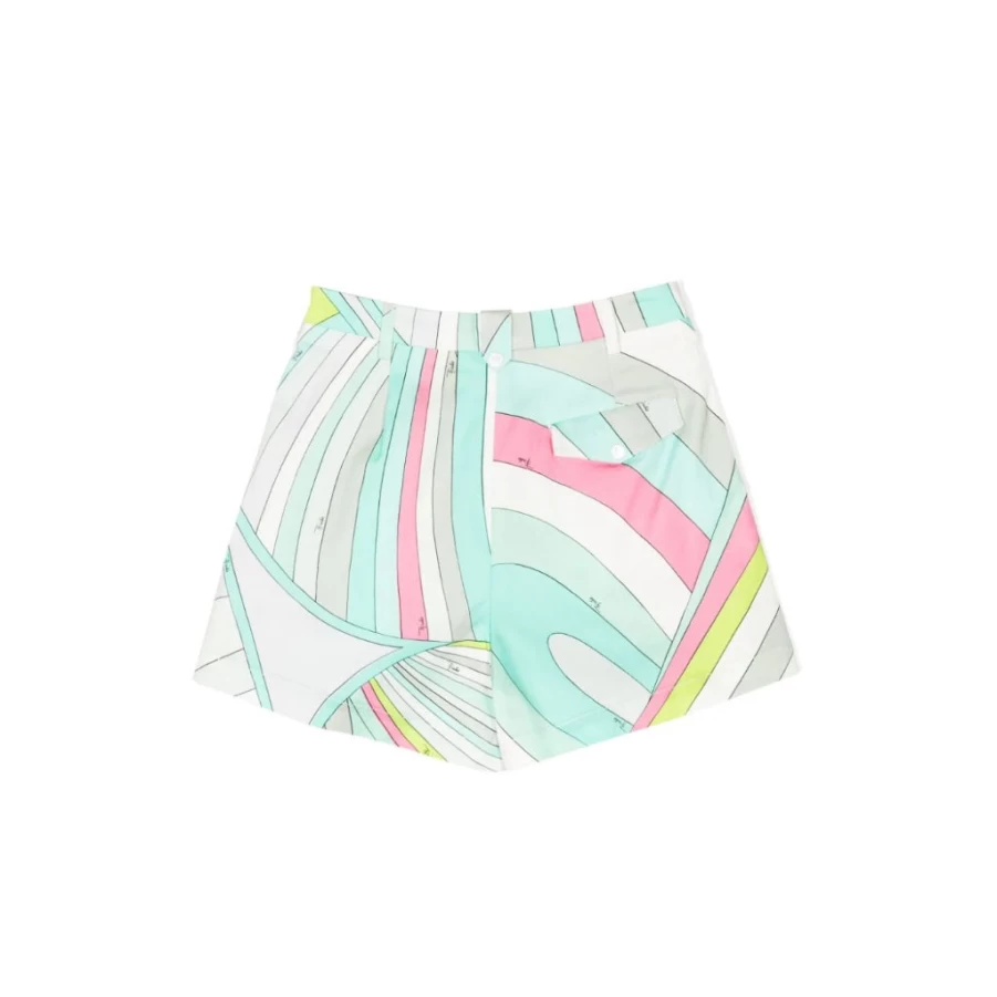 KIDS21 Green Printed Shorts for Kids - Stylish & Comfortable Summer Wear