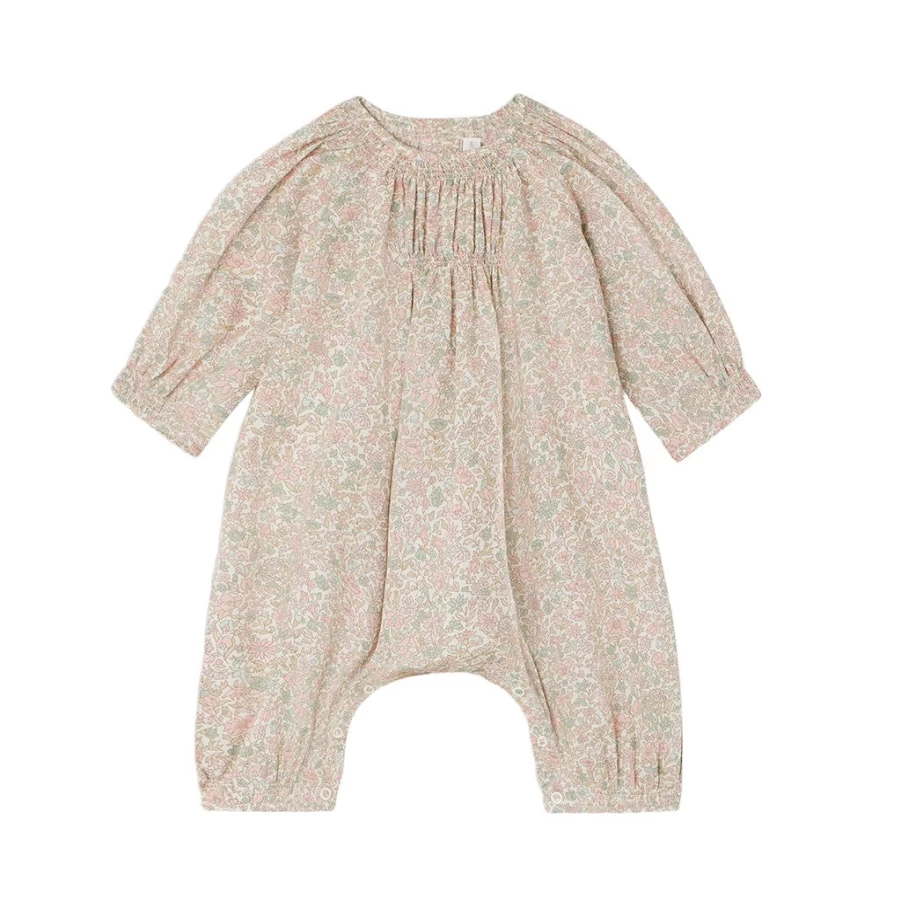 KIDS21 Girls Pink Luce Romper - Stylish Baby & Toddler Jumpsuit for Playtime & Comfort