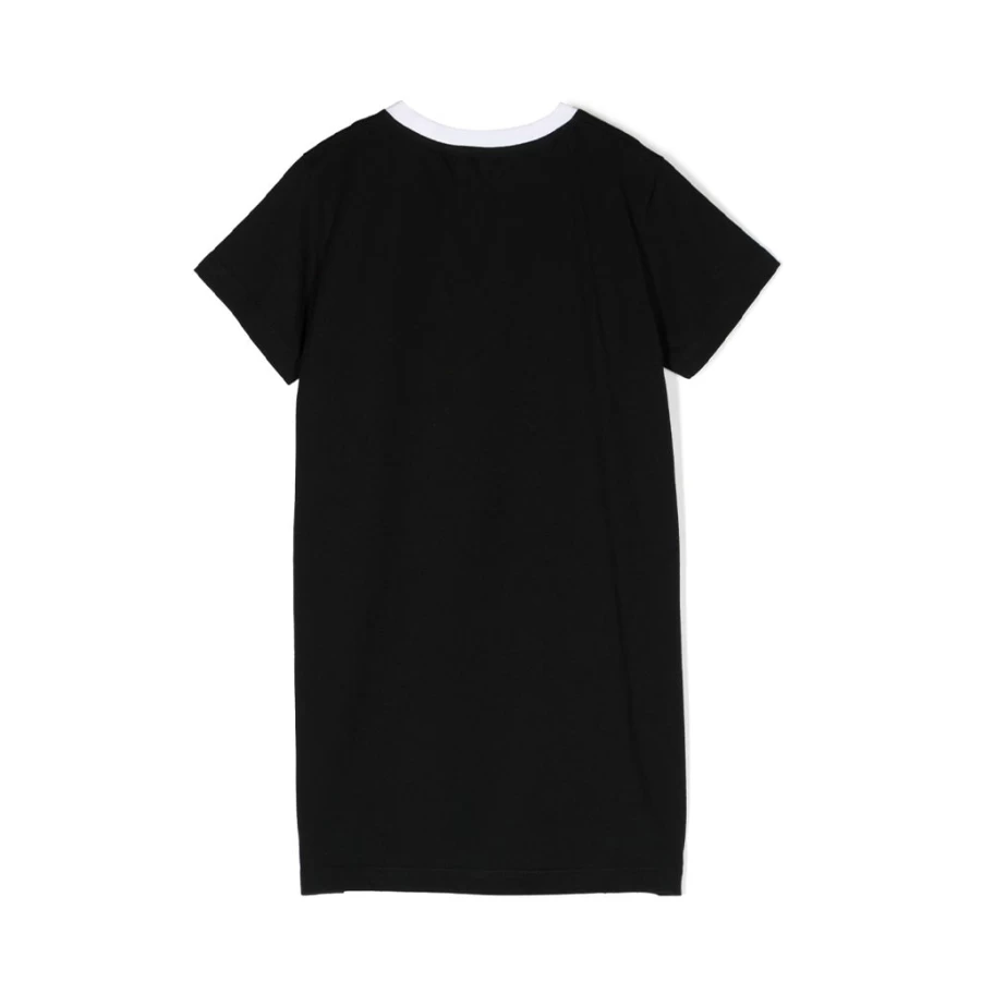 KIDS21 Black T-Shirt Dress for Kids - Comfortable Casual Wear