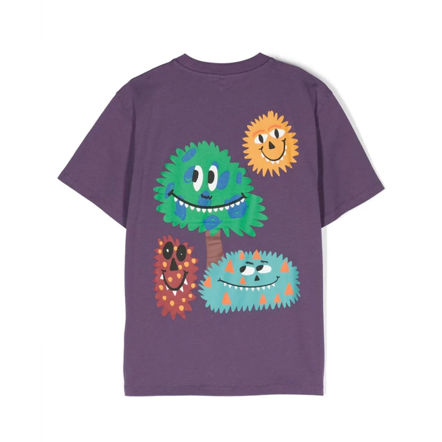 "KIDS21 Purple Monsters Graphic T-Shirt for Kids"