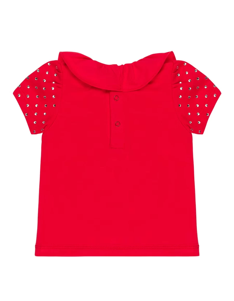 "KIDS21 Red Kids T-Shirt - Soft Cotton Short Sleeve Tee for Boys & Girls"