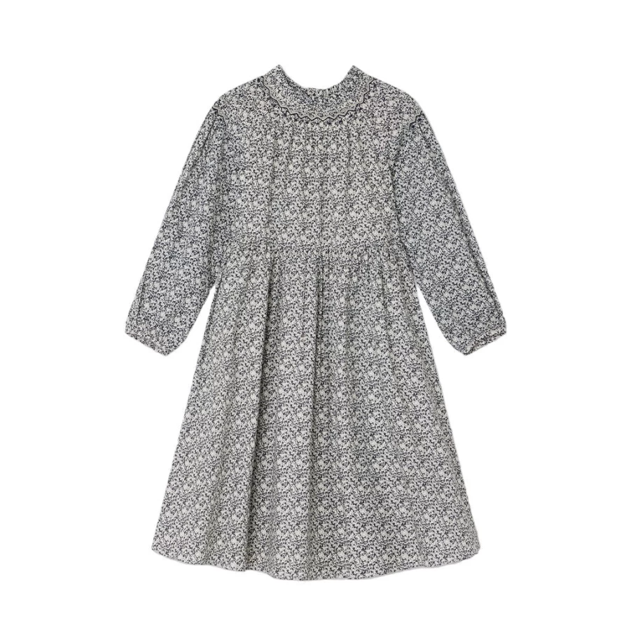 KIDS21 Multi-Colored Bluebell Dress for Kids - Vibrant Floral Pattern Comfortable Fit