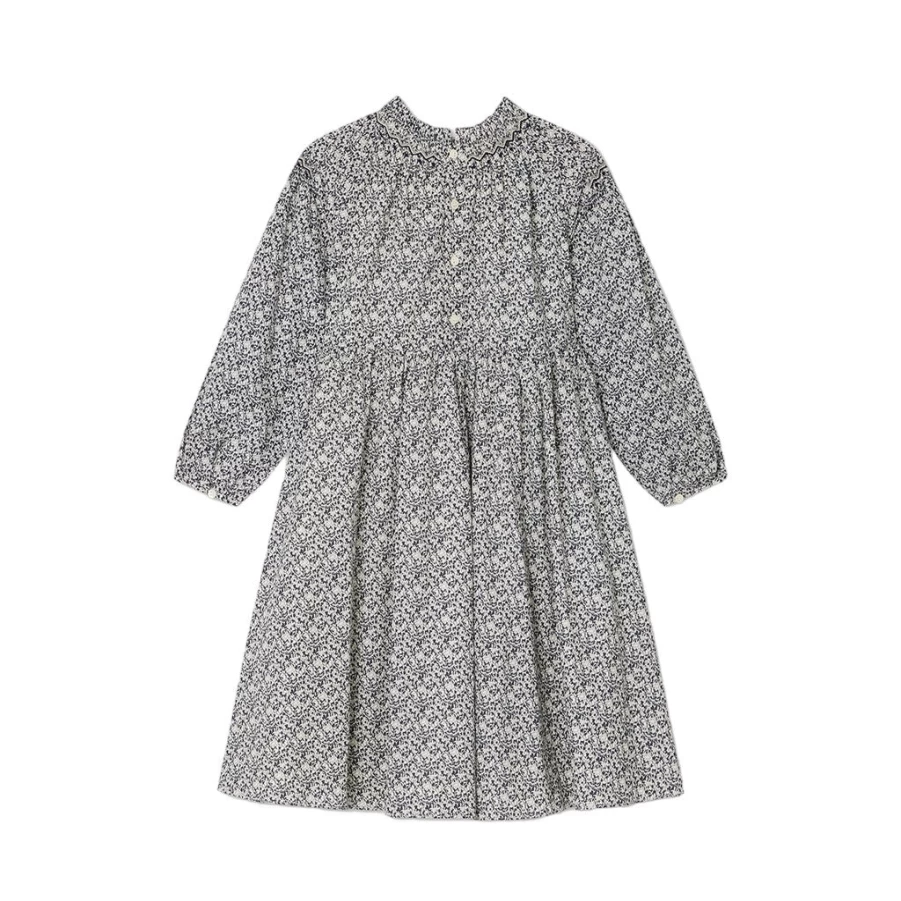 KIDS21 Multi-Colored Bluebell Dress for Kids - Vibrant Floral Pattern Comfortable Fit