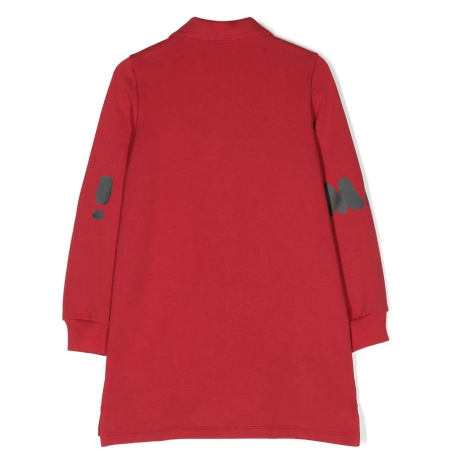"KIDS21 Red Long Sleeve Dress for Kids - Stylish & Comfortable Girls' Dress"