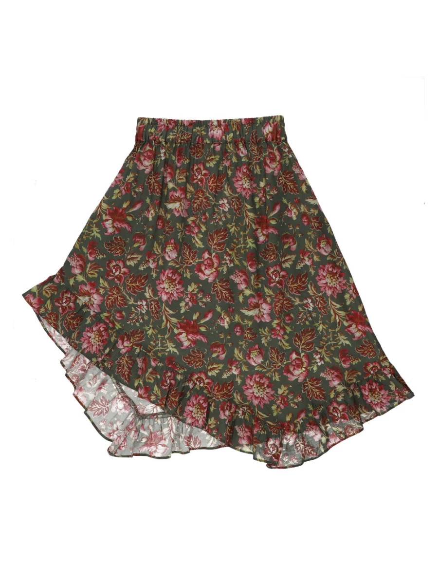 KIDS21 Green Portia Skirt for Kids - Stylish and Comfortable