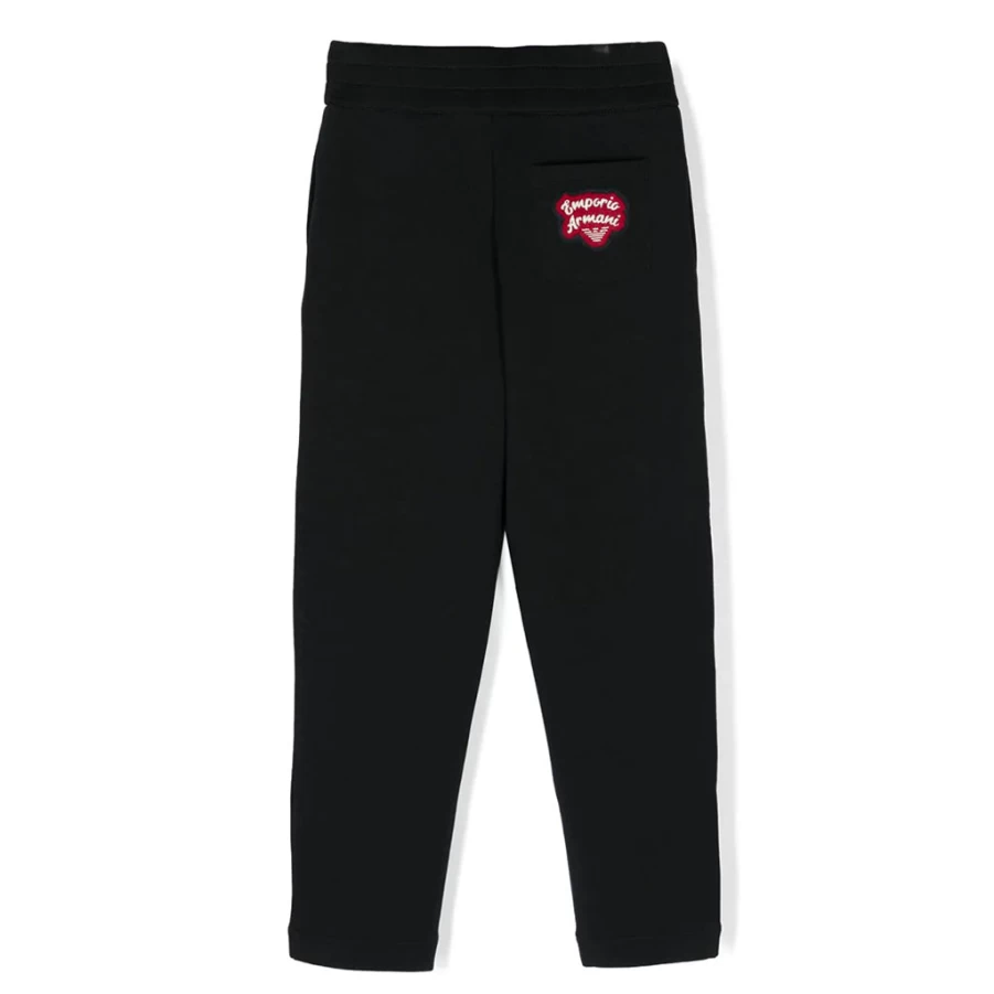 KIDS21 Black Logo Trousers for Kids - Stylish Comfortable Pants