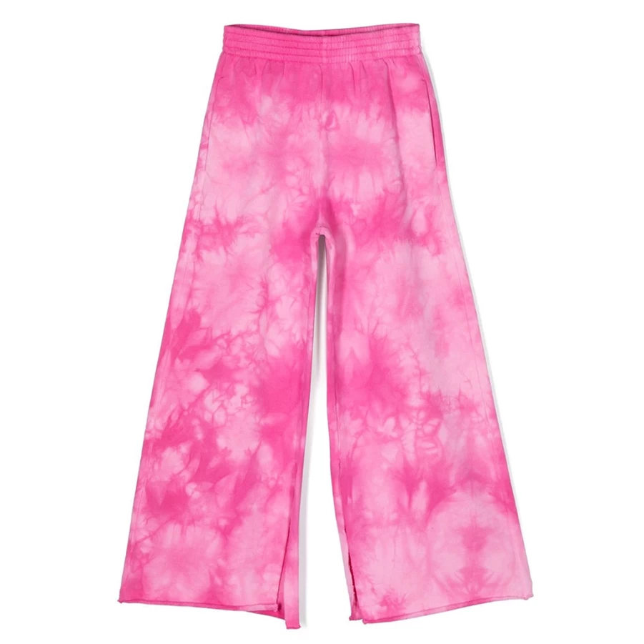 KIDS21 Fuchsia Tie-Dye Sweatpants for Kids - Comfortable & Stylish Yoga Joggers