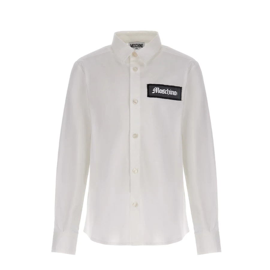 KIDS21 White Logo Shirt for Kids - Premium Cotton Tee with Branded Design