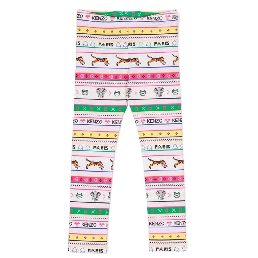 KIDS21 Multicolor Print Leggings for Kids - Stylish & Comfortable Multi-Colored Leggings