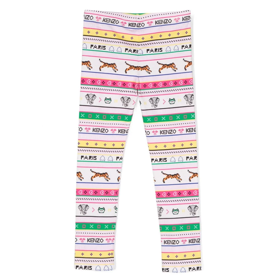 KIDS21 Multicolor Print Leggings for Kids - Stylish & Comfortable Multi-Colored Leggings