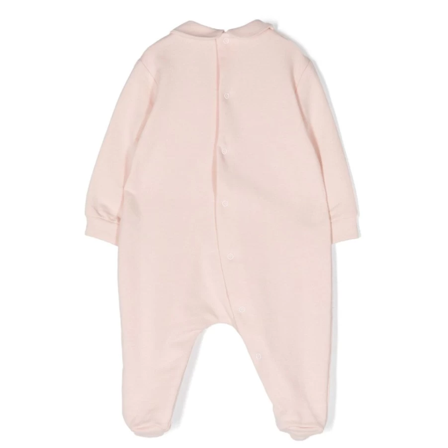 "KIDS21 Pink Bear Romper - Adorable Baby Animal Onesie for Infants"