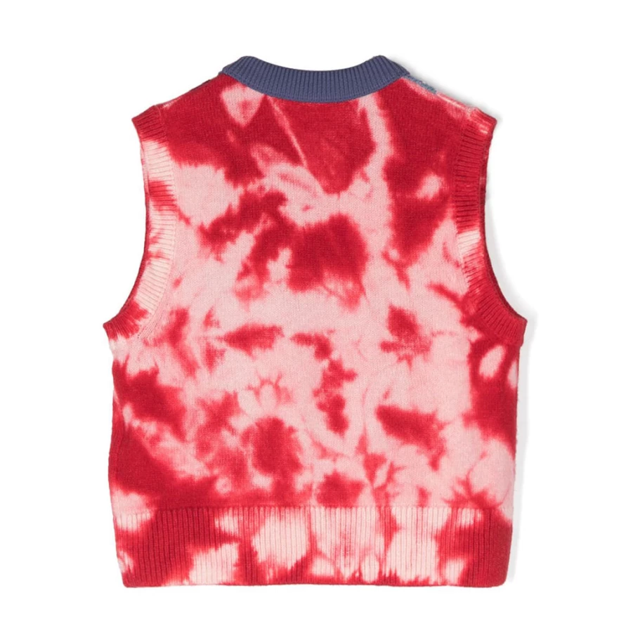 "KIDS21 Red Knitted Sweater Vest for Kids - Warm & Cozy Winter Pullover"