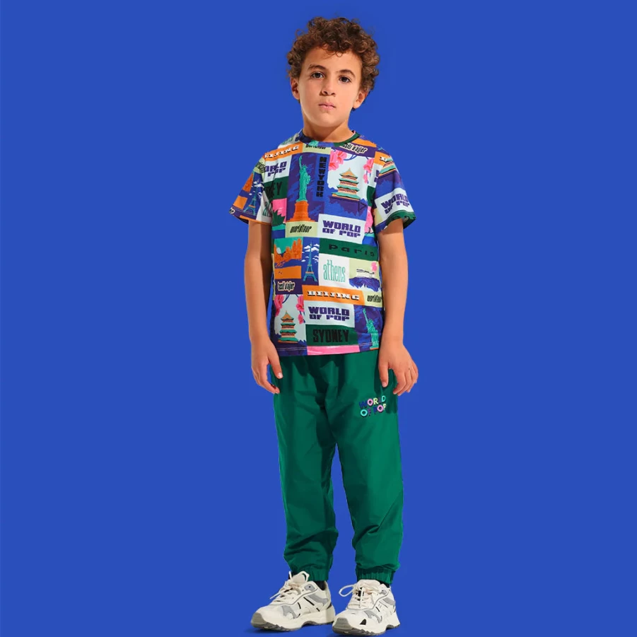 KIDS21 Black World Tour Graphic T-Shirt for Kids and Adults