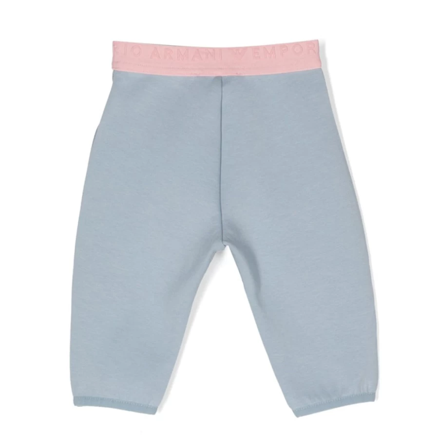 KIDS21 Light Blue Logo Sweatpants for Kids - Comfortable Casual Joggers