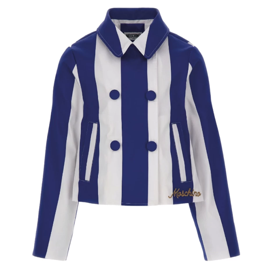 KIDS21 Blue Stripe Jacket for Kids - Stylish and Comfortable Outerwear