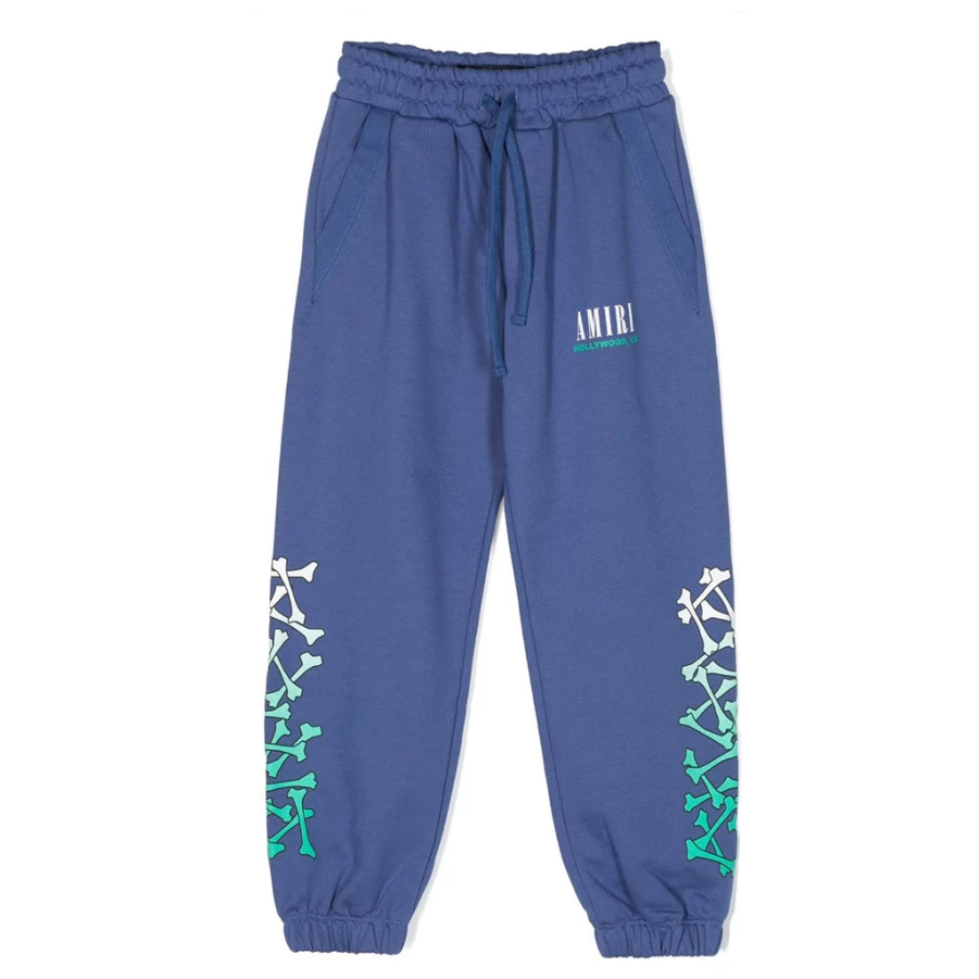 KIDS21 Blue Bones Print Sweatpants for Kids - Comfortable Casual Joggers