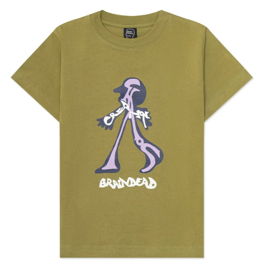 "KIDS21 Khaki Creeper Graphic Kids T-Shirt for Boys and Girls"