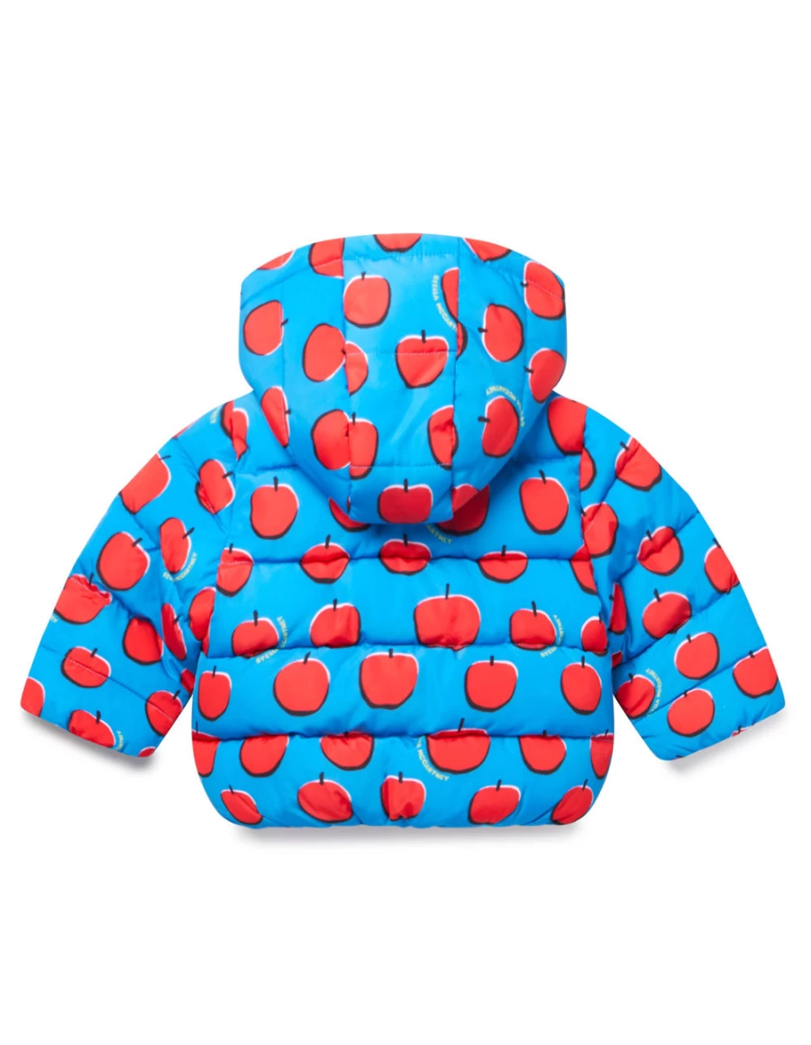 "KIDS21 Blue Apples Puffer Jacket for Kids – Warm Winter Coats"