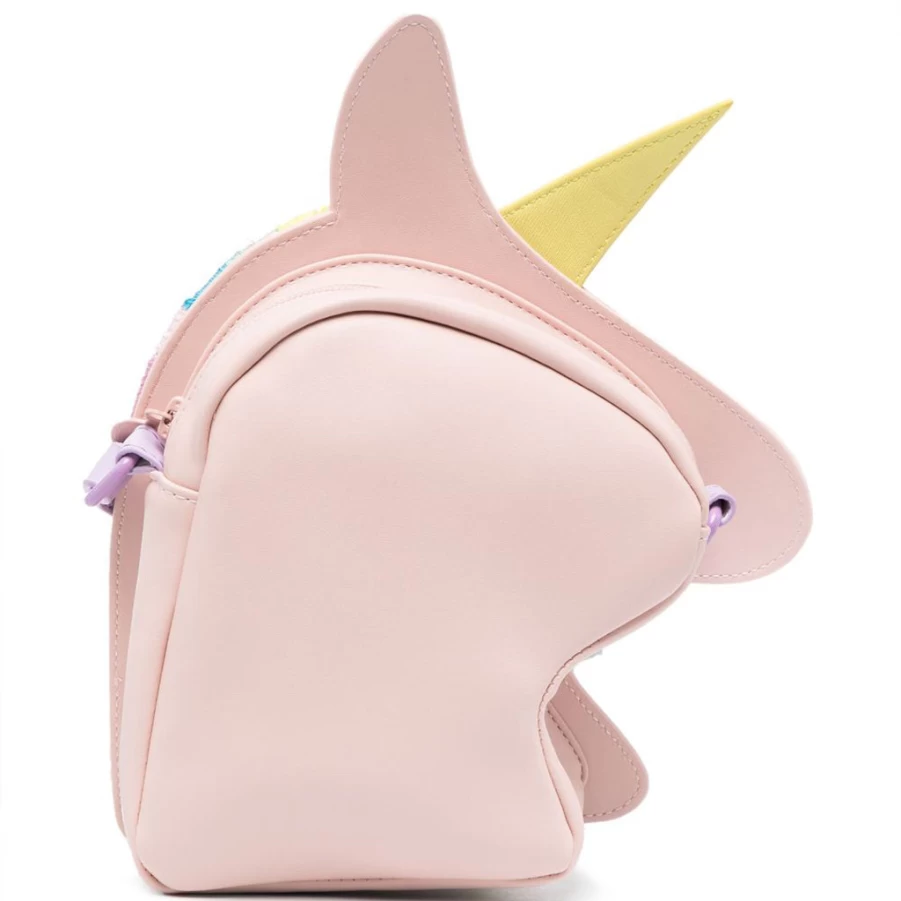 KIDS21 Pink Unicorn Shoulder Bag for Kids - Sparkly Fantasy Purse for Girls, Cute & Trendy Shoulder Handbag