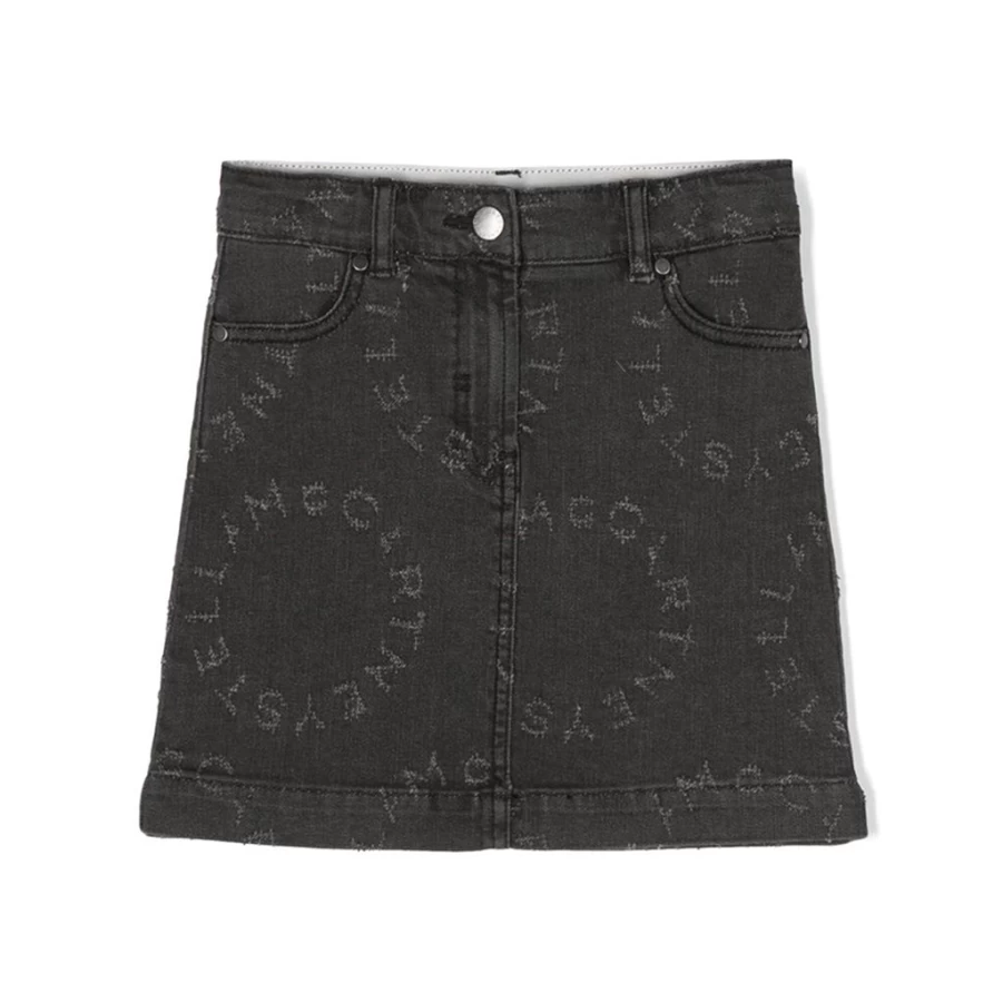 "KIDS21 Black Denim Skirt for Kids - Stylish and Comfortable"