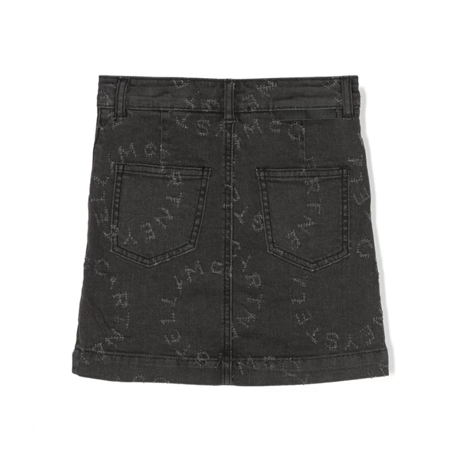 "KIDS21 Black Denim Skirt for Kids - Stylish and Comfortable"