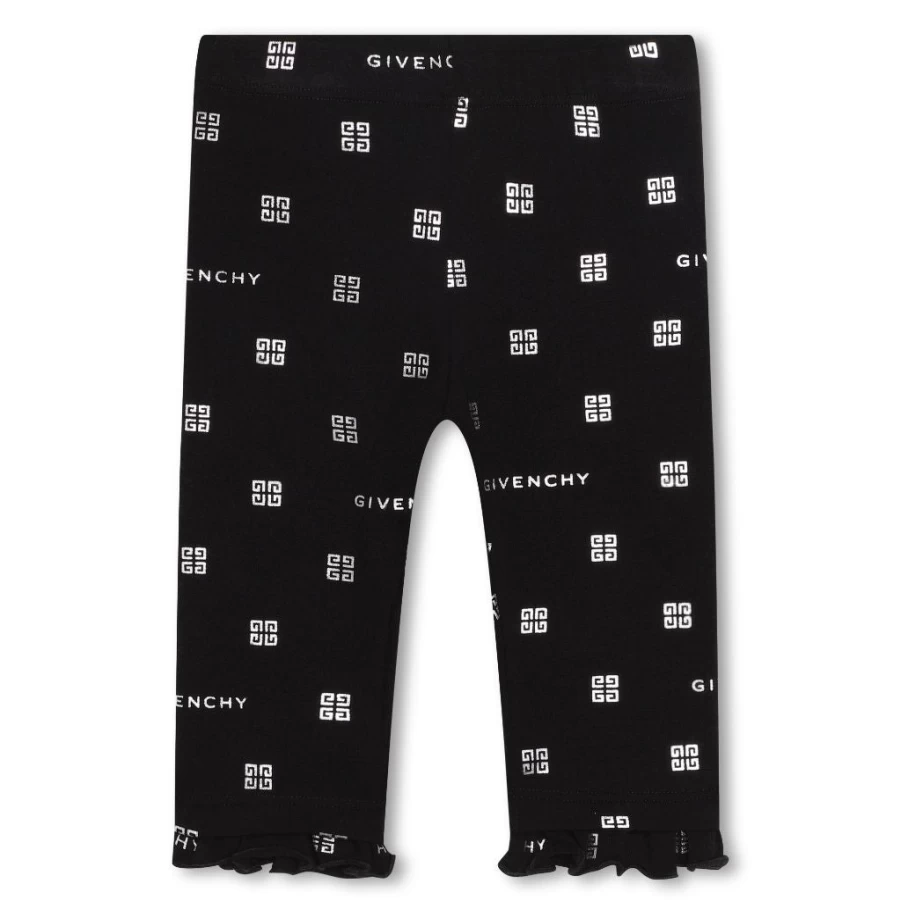 KIDS21 Black Logo Leggings for Kids - Stylish & Comfortable Yoga Pants