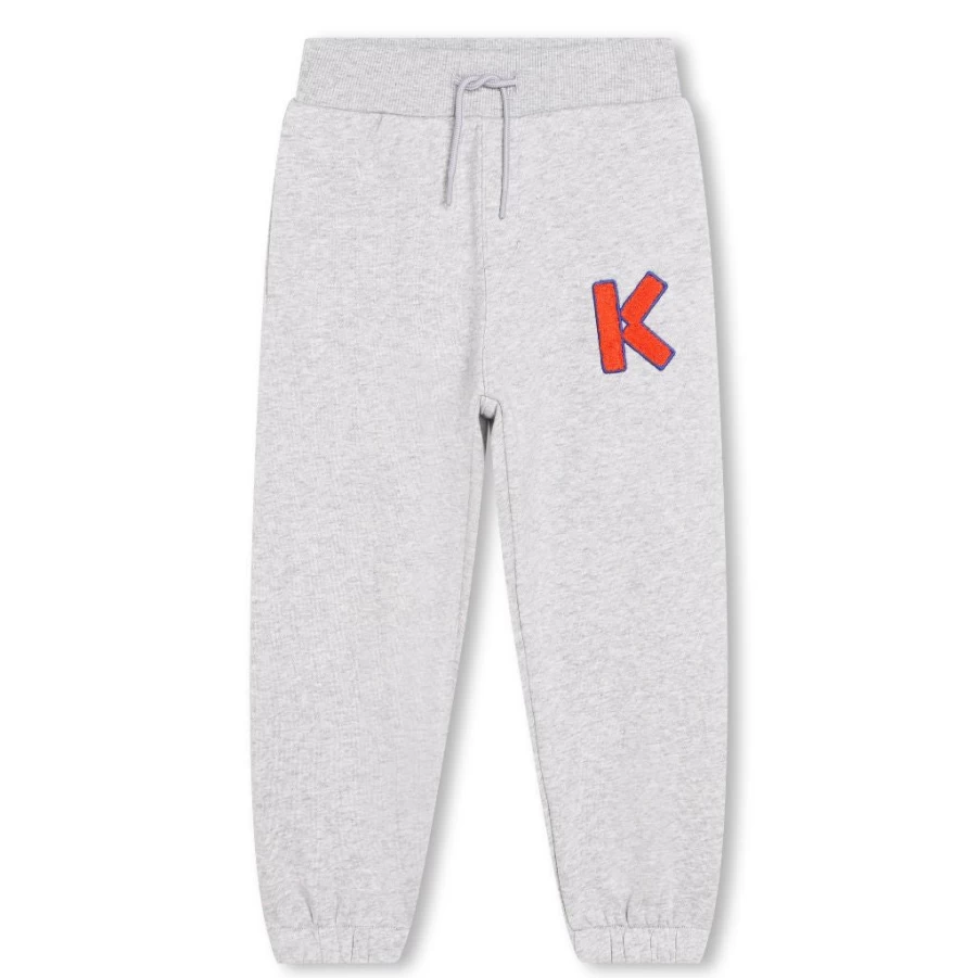 KIDS21 Grey Logo Sweatpants for Kids - Comfortable Casual Wear