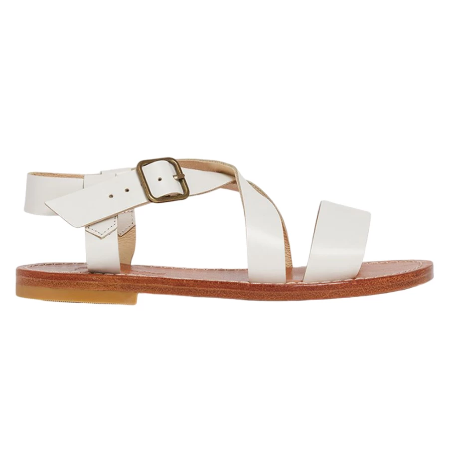 KIDS21 White Caina Sandals for Kids - Comfortable & Stylish Footwear