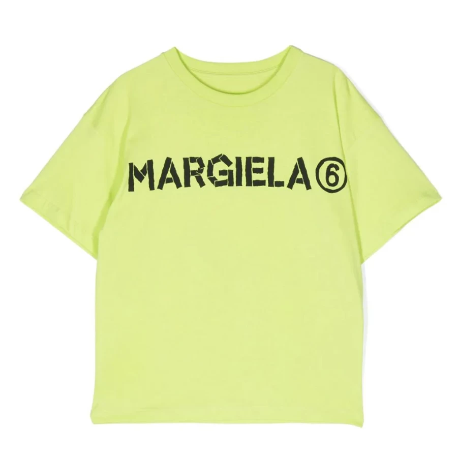 KIDS21 Green Kids Logo Short Sleeve Cotton T-Shirt for Boys and Girls
