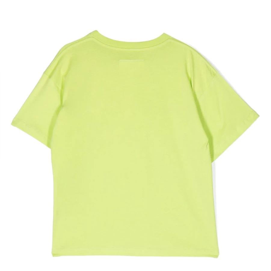 KIDS21 Green Kids Logo Short Sleeve Cotton T-Shirt for Boys and Girls