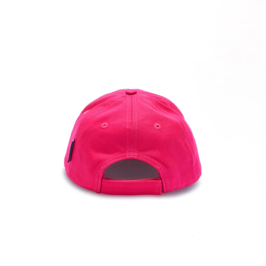 KIDS21 Fuchsia Pink Embroidered Logo Baseball Cap for Men and Women