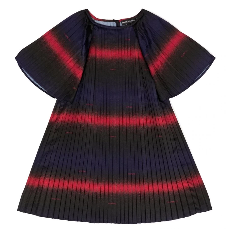 "KIDS21 Multi-Colored Pleated Dress for Kids – Stylish & Comfortable"