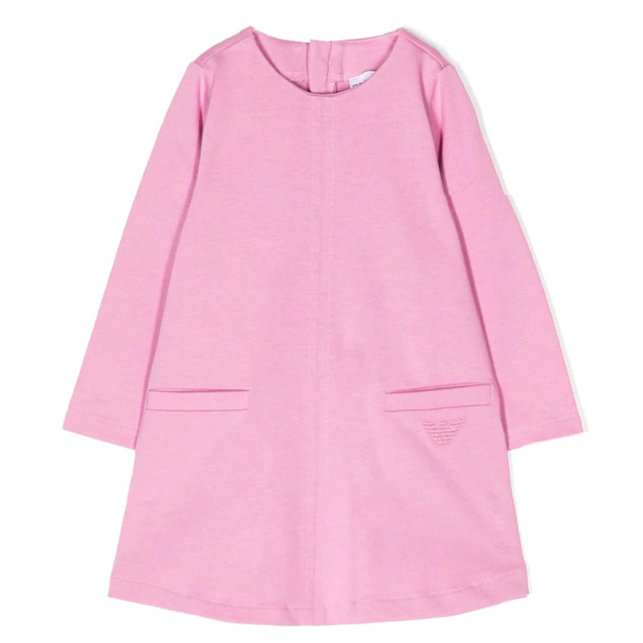 "KIDS21 Pink Puffed Sleeve Dress for Girls - Flowy Ruffle Summer Dress"