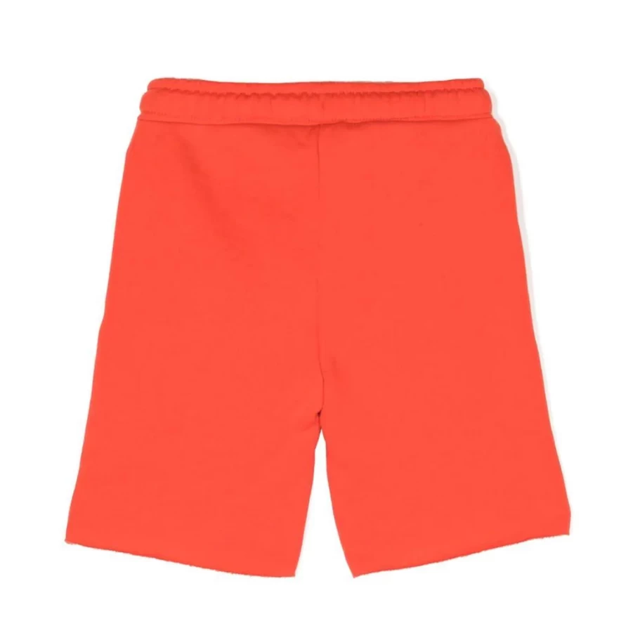 KIDS21 Red Drawstring Athletic Track Shorts for Kids - Comfortable Running Sports Shorts
