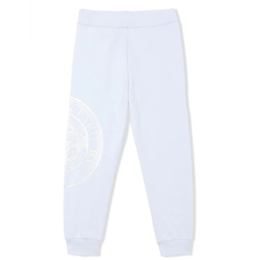 KIDS21 Grey Logo Sweatpants for Kids - Comfortable Casual Joggers
