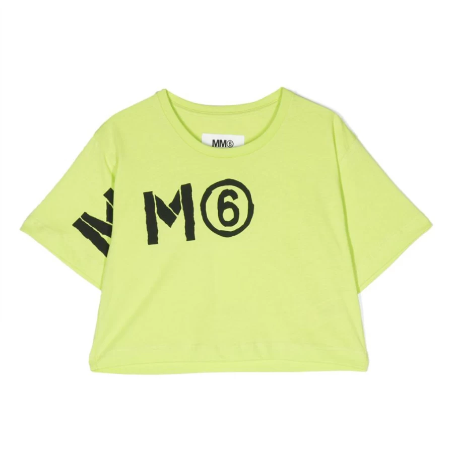 KIDS21 Green Logo Short Sleeve T-Shirt for Kids - Comfortable Cotton Tee with Stylish Design