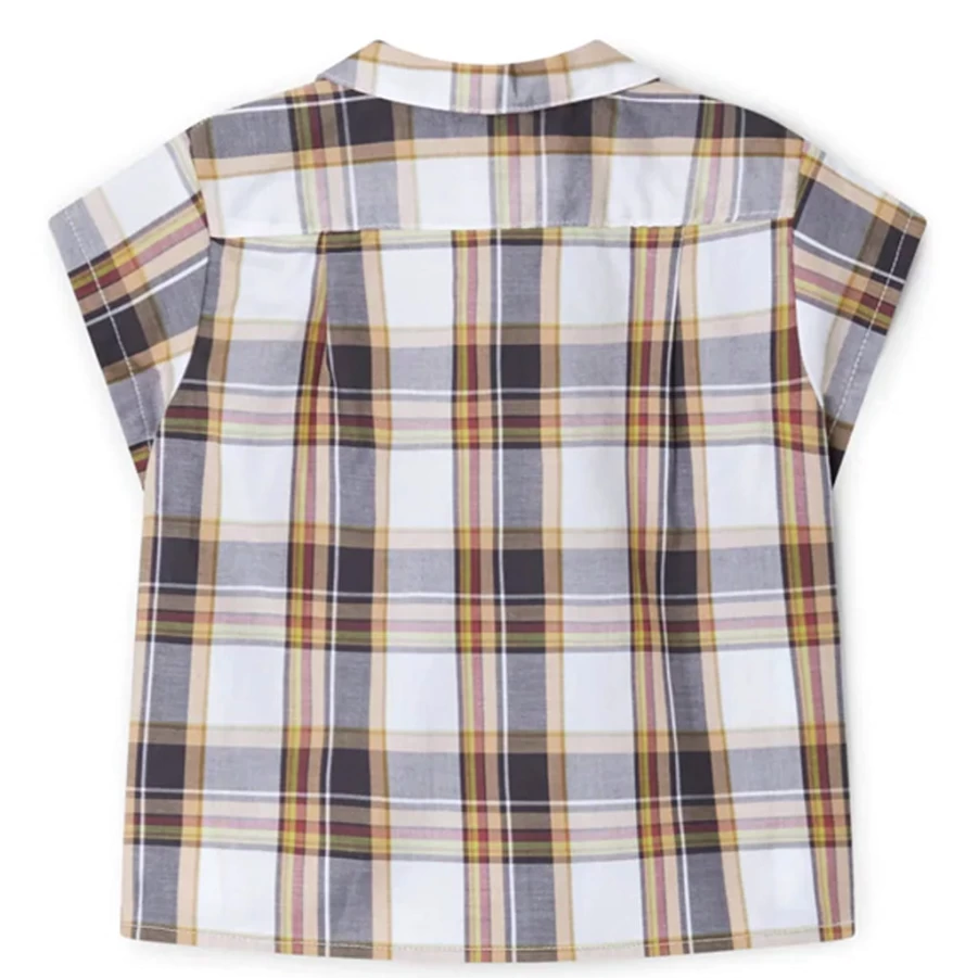 "KIDS21 Gerald Brown Shirt for Kids – Stylish and Comfortable"