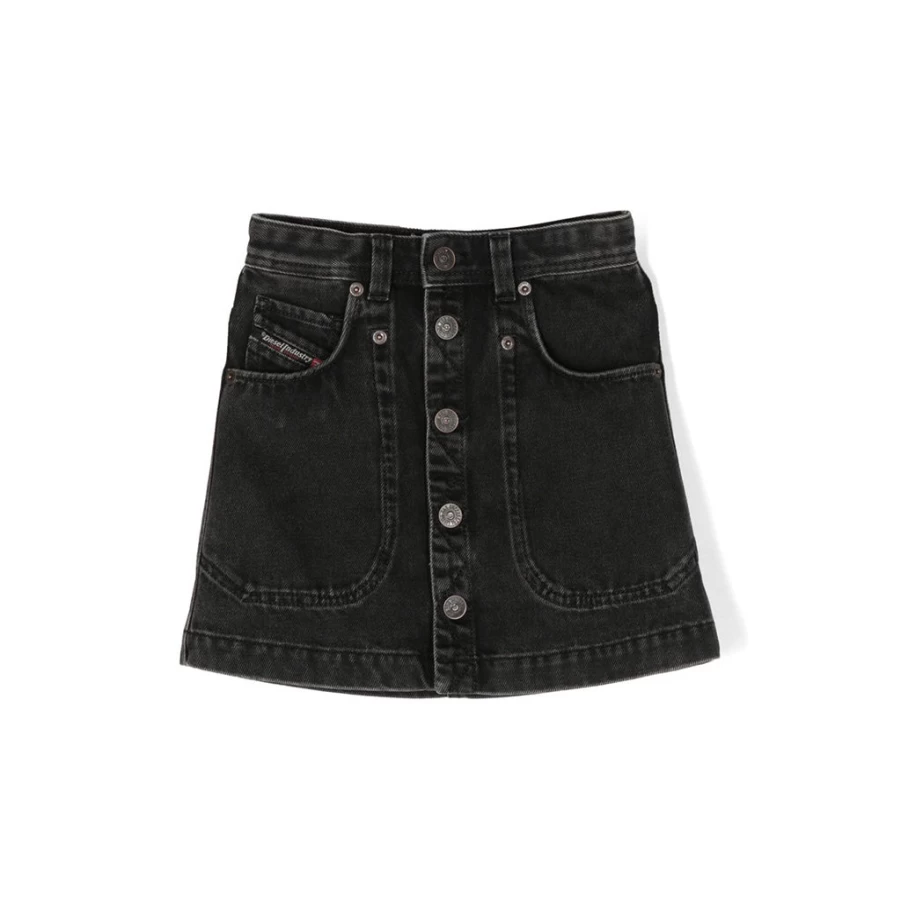 KIDS21 Navy Denim Skirt for Kids - Classic Blue Jeans Skirt for Girls