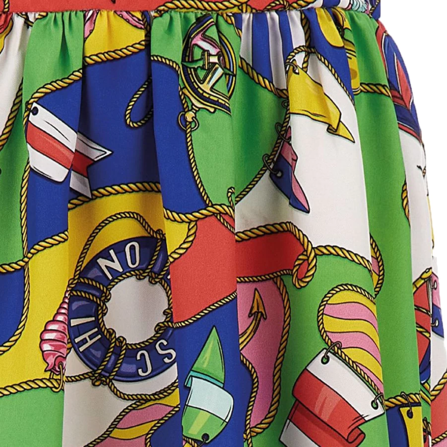 "KIDS21 Multi-Colored Printed Skirt for Kids - Vibrant Patterned Design"