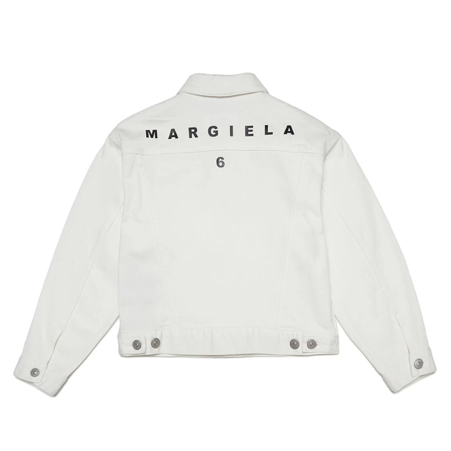 "KIDS21 Ivory Denim Jacket for Kids - Stylish & Comfortable"