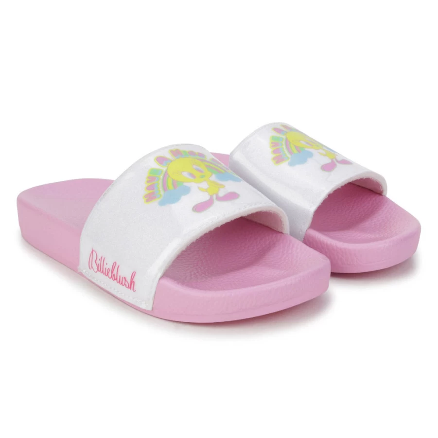 KIDS21 Looney Tunes x Billieblush Multi-Colored Aqua Slides for Kids