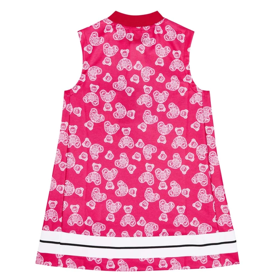 KIDS21 Fuchsia Paisley Print Bears Track Dress for Kids