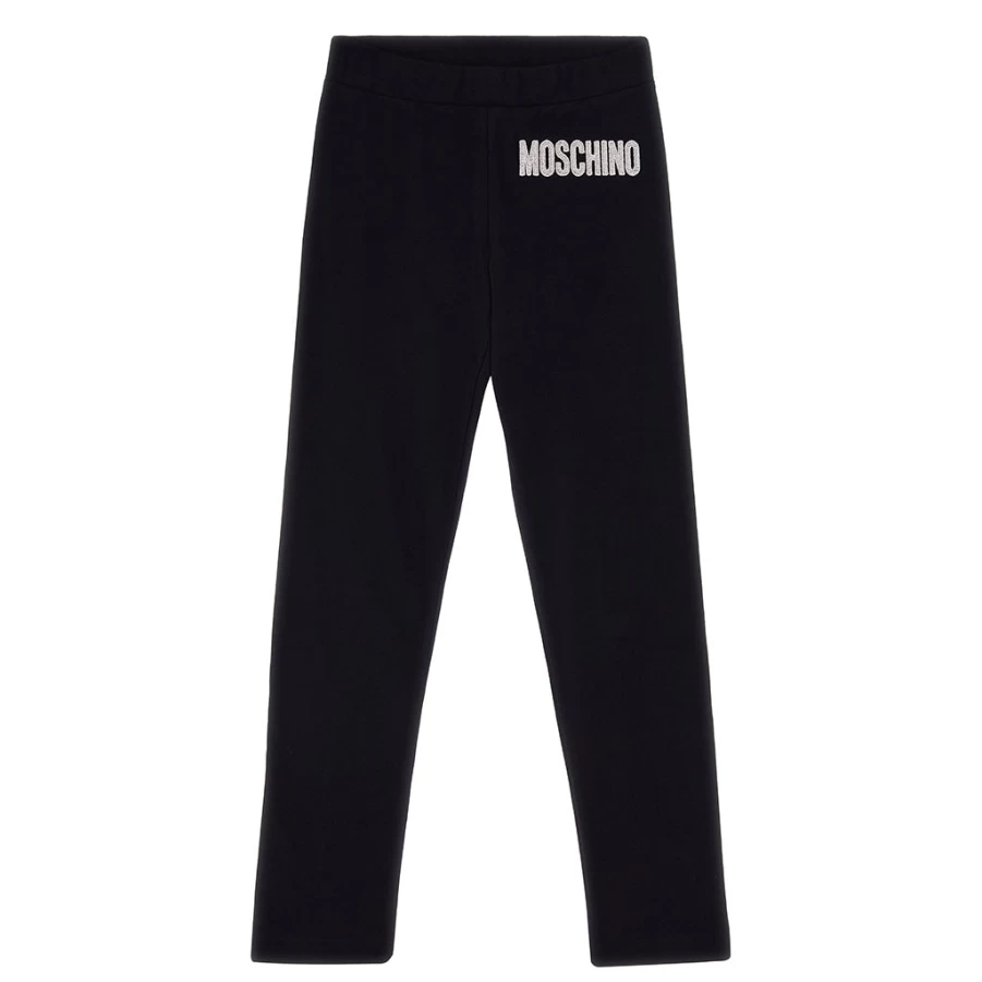 KIDS21 Black Logo Leggings for Kids - Stylish & Comfortable Design
