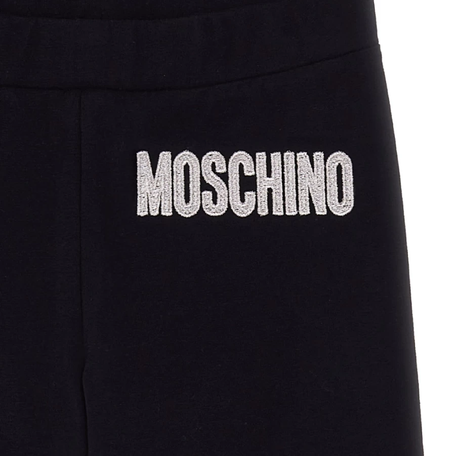 KIDS21 Black Logo Leggings for Kids - Stylish & Comfortable Design