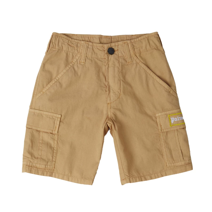 KIDS21 Brown Logo Cargo Shorts for Kids - Comfortable & Stylish