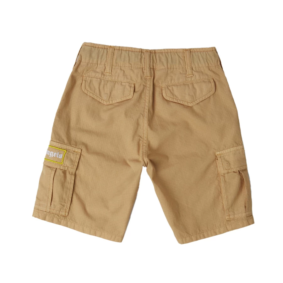 KIDS21 Brown Logo Cargo Shorts for Kids - Comfortable & Stylish